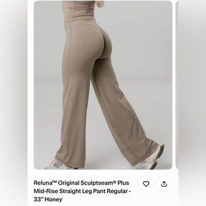 Paragon Fitwear Reluna Original Sculptseam Straight Leg Pant Regular